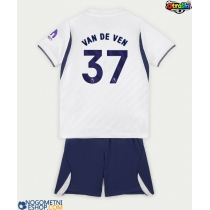 Otroški Nogometni dresi Tottenham Hotspur Micky van de Ven #37 Domači 2026-27 Kratek Rokav (+ Kratke hlače)